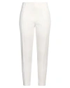 Deha Woman Pants White Size L Polyester, Elastane