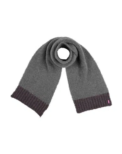 Deha Woman Scarf Grey Size - Acrylic, Mohair Wool, Nylon, Merino Wool, Elastane