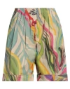 Deha Woman Shorts & Bermuda Shorts Beige Size L Cotton, Elastane In Beige