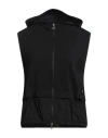 Deha Woman Sweatshirt Black Size M Cotton, Elastic Fibres, Polyamide In Black