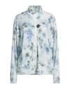 Deha Woman Sweatshirt Light Blue Size Xl Viscose, Cotton, Elastane In Blue