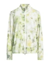 Deha Woman Sweatshirt Light Green Size L Viscose, Cotton, Elastane