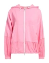 Deha Woman Sweatshirt Pink Size M Polyamide, Cotton, Elastane In Pink
