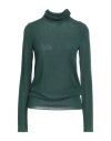 Deha Woman T-shirt Green Size L Viscose, Polyamide, Cashmere, Elastomultiester