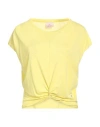 Deha Woman T-shirt Yellow Size S Ecovero Viscose In Yellow