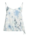 Deha Woman Top Light Blue Size L Viscose In Blue