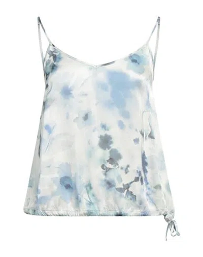 Deha Woman Top Light Blue Size L Viscose