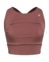 Deha Woman Top Light Brown Size Xs Polyamide, Elastane In Beige