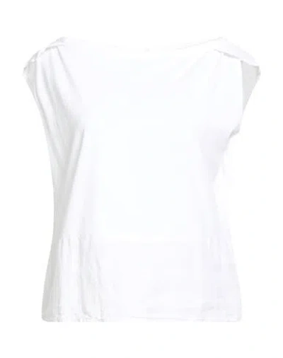 Deha Woman Top White Size S Paper, Linen