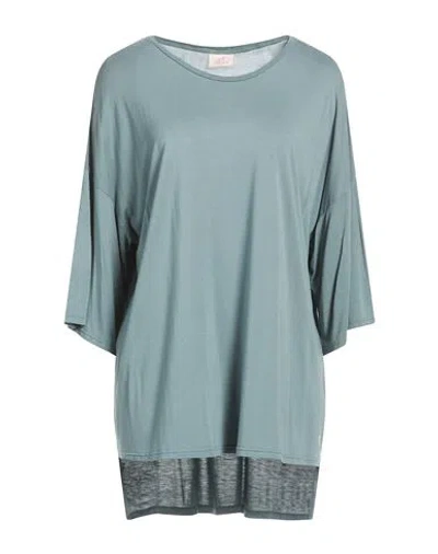 Deha Woman T-shirt Slate Blue Size Xs Viscose