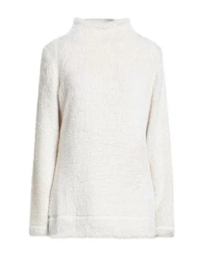 Deha Woman Turtleneck Off White Size M Polyester, Polyamide