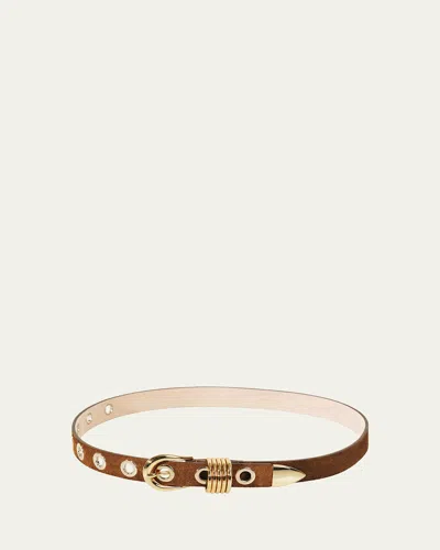 Dehanche 10 Rivet Suede Belt