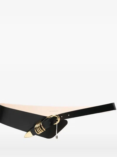 Dehanche Alcott Ring Detail Belt In Black