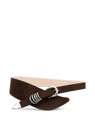 Dehanche Alcott Suede Belt In Multi