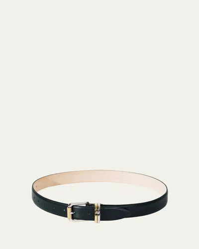 Dehanche Alegra Mixed Metal Leather Belt In Pattern