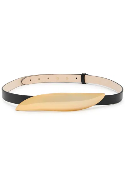 Dehanche Arp Leather Belt In Black
