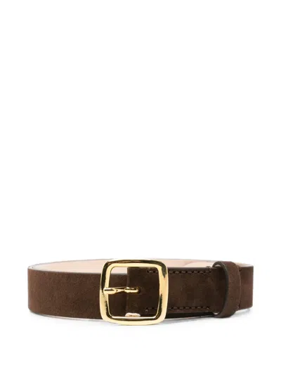 Dehanche Baptiste Suede Belt In Brown