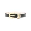 Dehanche Hollyhock Mixed-metal Buckle Belt In Black