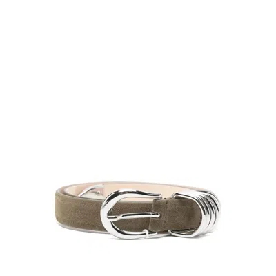 Dehanche Hollyhock Suede Belt In Brown