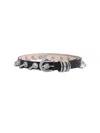 Dehanche Black Revenge Studded Leather Belt In Black