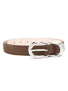 DEHANCHE BROWN HOLLYHOCK SUEDE BELT