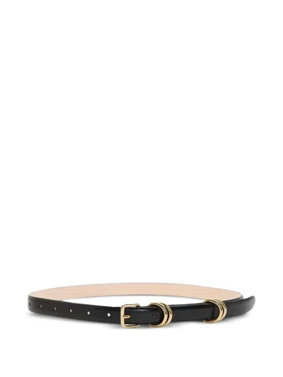 Dehanche Buckled Leather Belt In Black