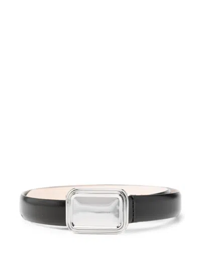 Dehanche Cendrine Leather Belt In Black