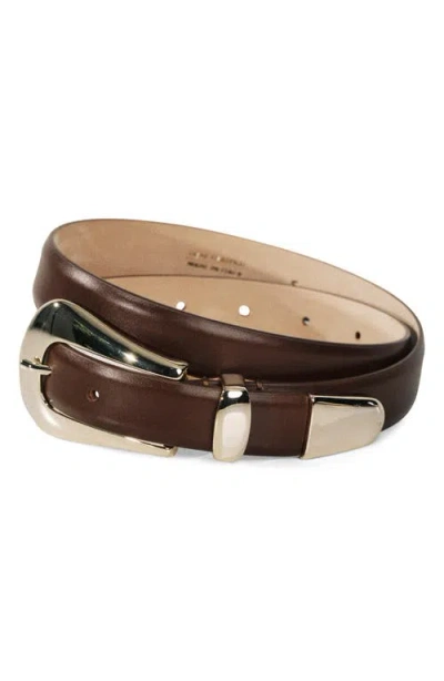 Dehanche Colette Suede Belt In Burgundy