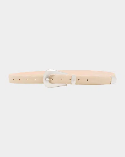 Dehanche Colette Suede Belt In Neutral