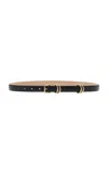 Dehanche Constance Leather Belt In Black
