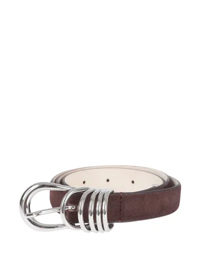 Dehanche Holly Ring-detail Belt In Brown