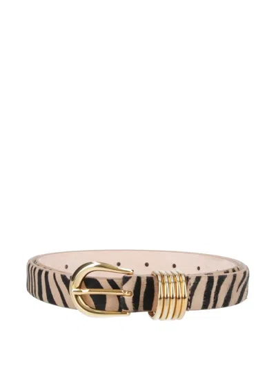 Dehanche Holly Zebra Gold Belt