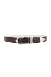 Dehanche Hollyhock Belt In Ivory Silver