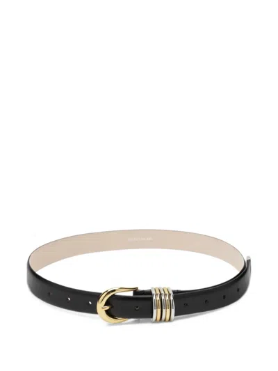 Dehanche Hollyhock Buckle-fastening Belt In Black