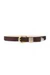 Dehanche Hollyhock Cavallino Belt In Brown