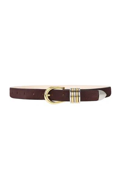 Dehanche Hollyhock Cavallino Belt In Brown
