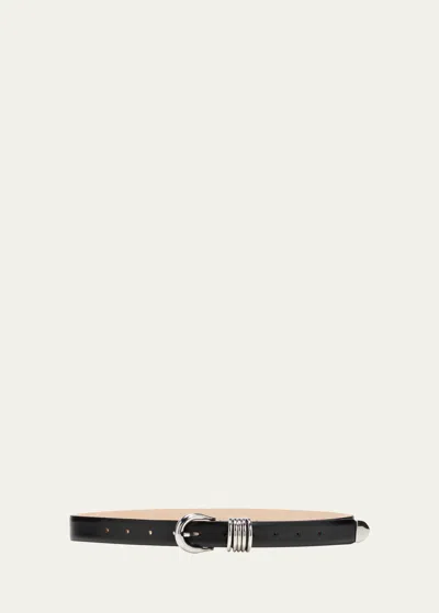 DEHANCHE HOLLYHOCK LEATHER BELT