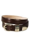 Dehanche Déhanche Hollyhock Leather Belt In Brown