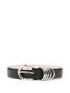 Dehanche Hollyhock Man Leather Belt In Multi