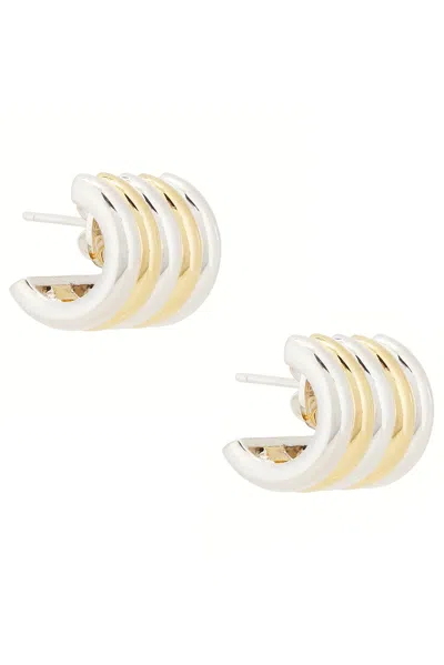 Dehanche Hollyhock Medium Earrings In Gold