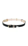 Dehanche Déhanche Hollyhock Messy Leather Belt In Gold