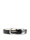Dehanche Hollyhock Multi-hoop Belt In Black