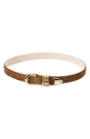 Dehanche Déhanche Hollyhock Suede Belt In Brown