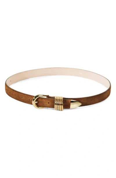 Dehanche Déhanche Hollyhock Suede Belt In Brown
