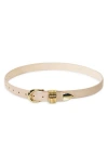 Dehanche Déhanche Hollyhock Suede Belt In Brown