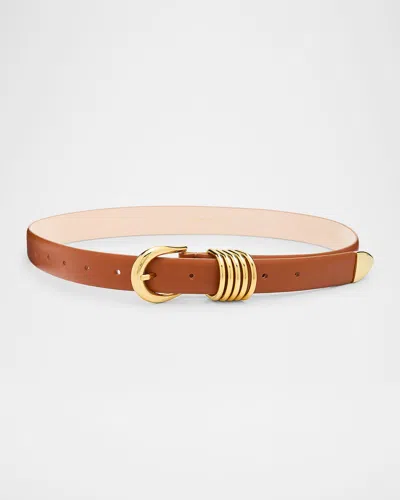 DEHANCHE HOLLYHOCK TRIPLE WRAP CALF LEATHER MEDIUM BELT