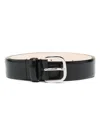 Dehanche Jeanne Belt In Black Glosssilver