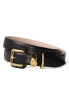 Dehanche Déhanche Jolinard Leather Belt In Black/gold