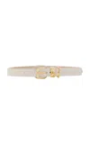 Dehanche Jolinard Leather Belt In White