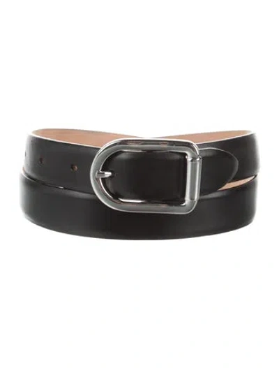 Pre-owned Dehanche Leather Belt In Black